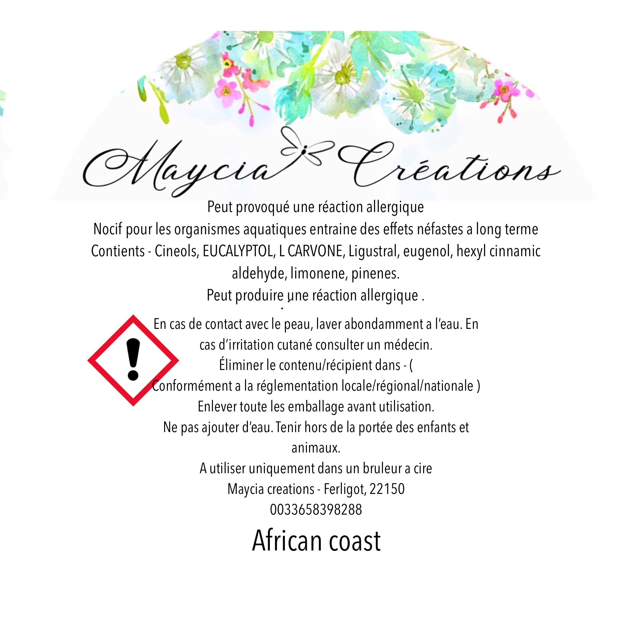 Cire parfumée African coast – Image 3