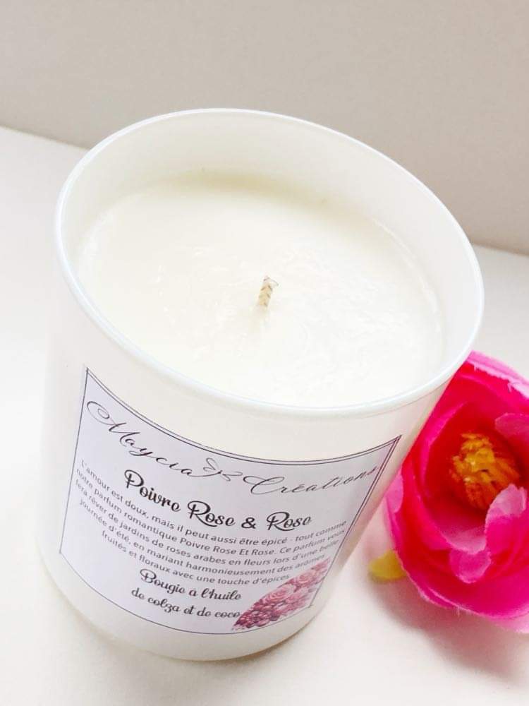 Bougie Poivre Rose & Rose – Image 3