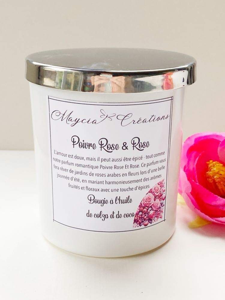Bougie Poivre Rose & Rose
