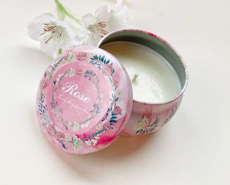 Bougie cire de colza et de coco