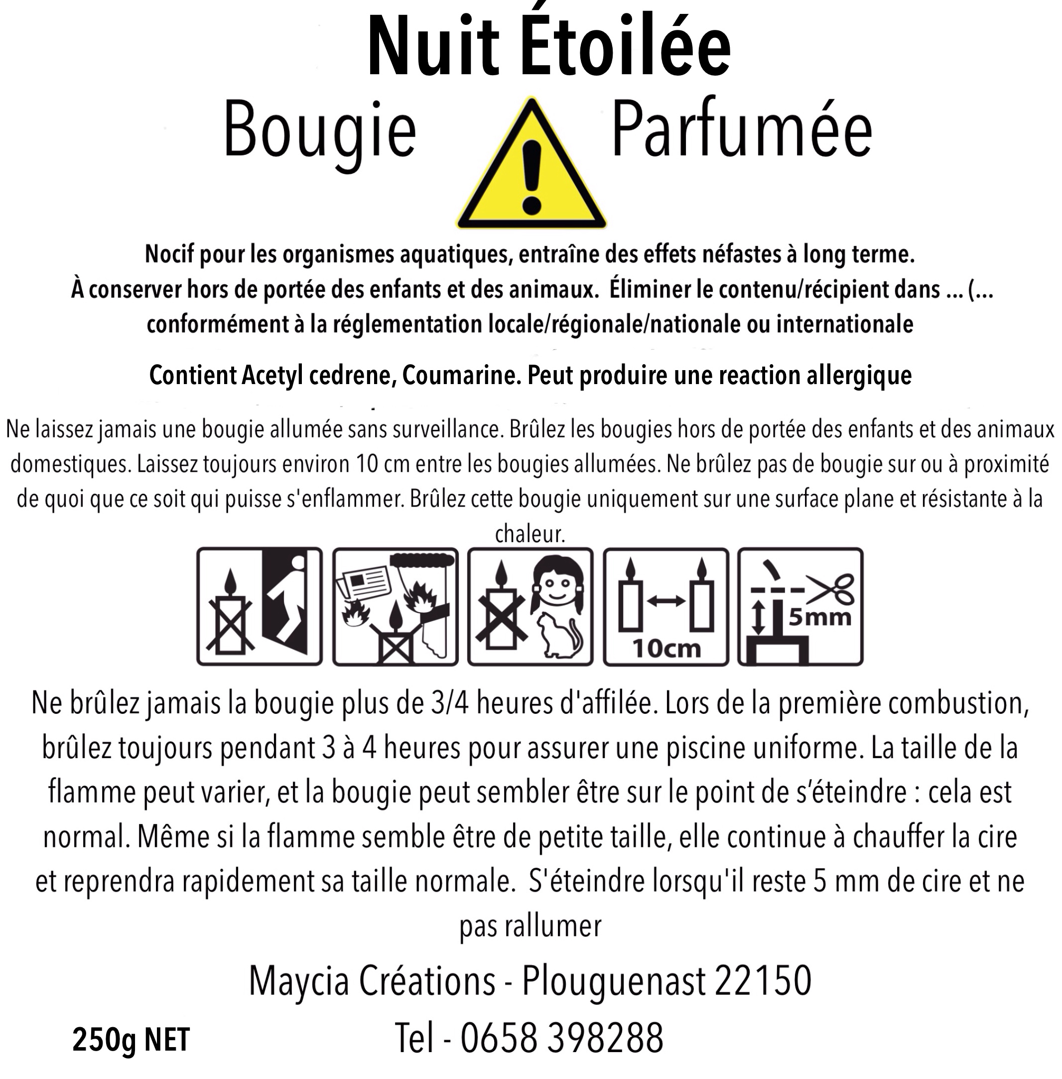 Bougie nuit étoilée – Image 8