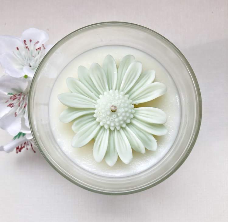 Bougie floral artisanal