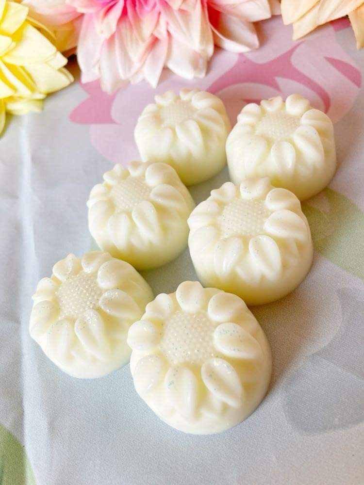 Fondants parfumee guimauve et creme de beurre citron