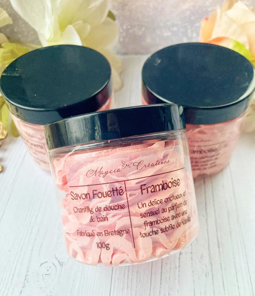 Savon Fouetté Framboise Naturel – Image 5