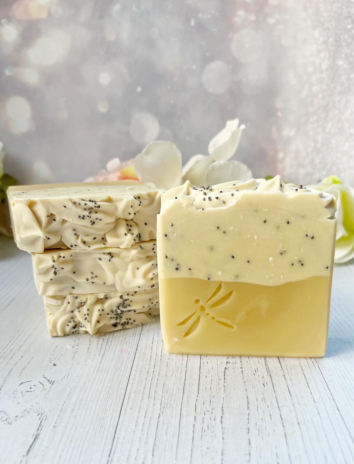 Savon Artisanal Fait Main - Citron aux Graines de Pavot – Image 2