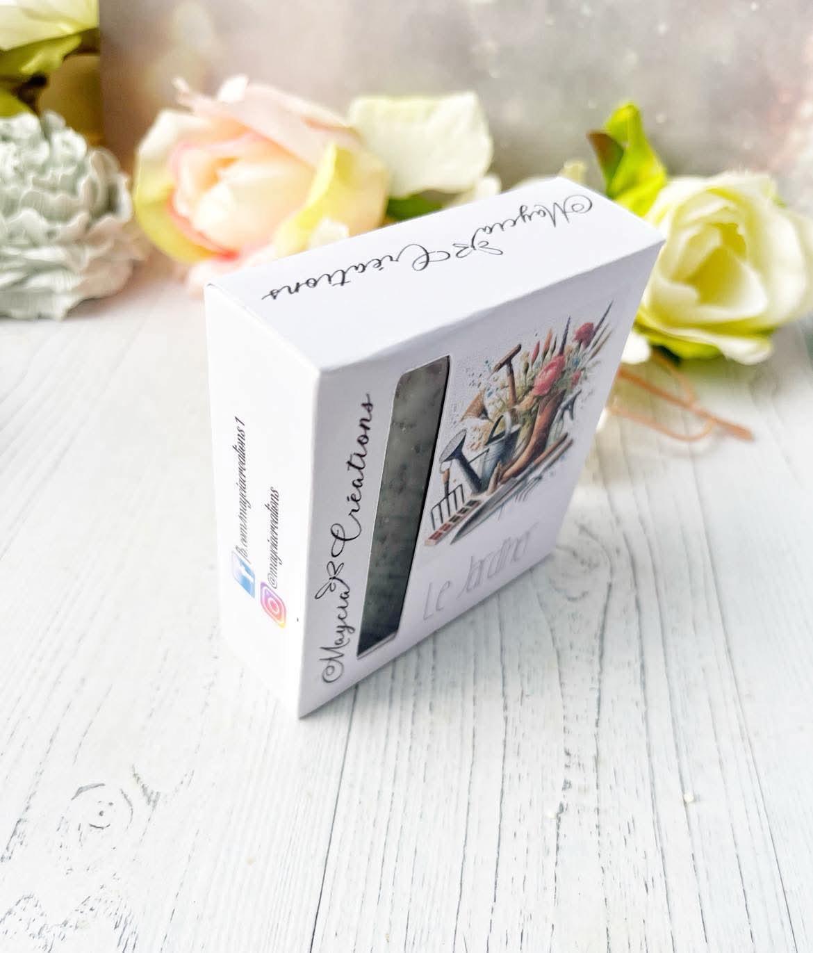 Savon Exfoliant à la Menthe Fait Main - Pour les Mains Sale – Image 9